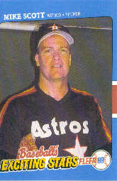 1988 Fleer Exciting Stars Baseball Cards       035      Mike Scott